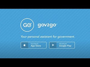 Gov2Go | The nation's first personal assistant for government