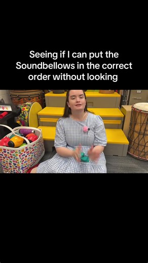 Blindfolded Soundbellows! #challenge #sorting #music #musicalinstruments #soundbellows