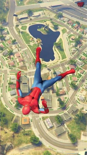 GTA 5 Spiderman Funny Physics 😂 | Vol.410 | Shorts