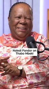1.5M views · 46K reactions | Naledi Pandor on Thabo Mbeki | SMWX | Facebook