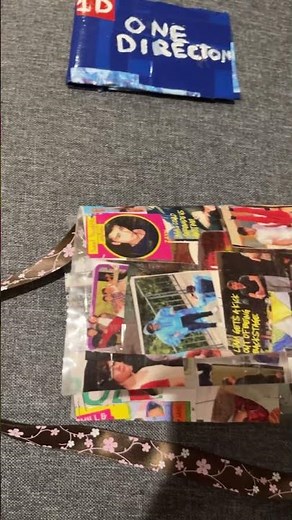 DIY One Direction purse and duct tape wallet