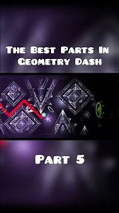 The Best Parts In Geometry Dash Part 5 #geometrydash #gdupdate #gd #gmd