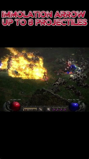 Immolation Arrow Bowazon Up To 8 Projectiles