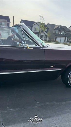 1963 Chevy Impala Convertible Cruising! Sound up! 🔊 #classiccar #63impala #lowrider #fyp