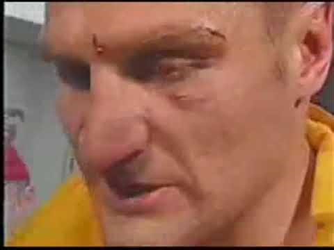 ANDREW Golota Interview after Mike Tyson Fight He did not realise he had a fractue in his Neck