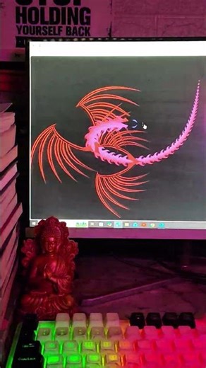 Dragon Follows Your Cursor 🐉🔥 | HTML CSS JavaScript Animation 😱