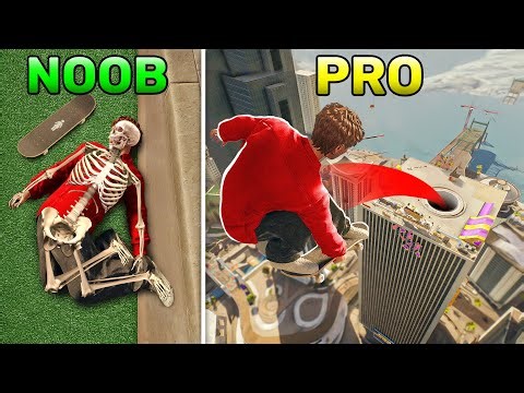 NOOB vs PRO Skate 4 Challenges..