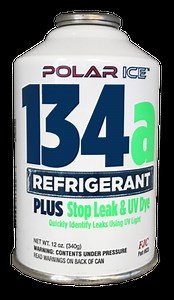 FJC R134a Refrigerant with UV Dye for Leak Detection 12.5 oz (623)