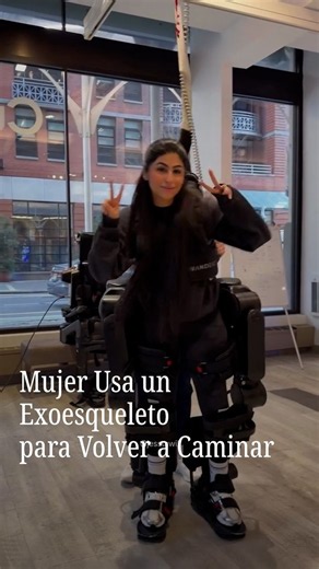 Jessica Logró Volver a Caminar Gracias a un Exoesqueleto
