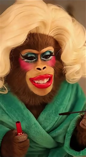 Macaco Cantando no Espelho Vira Meme Viral 😂🐒