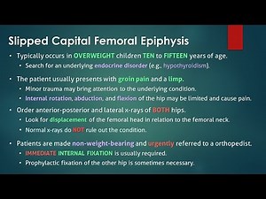Slipped Capital Femoral Epiphysis