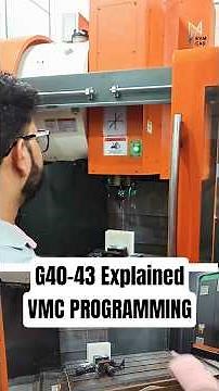 G41 to G43 Codes Explained | VMC Programming - Manual Programming Series by RVM CAD
