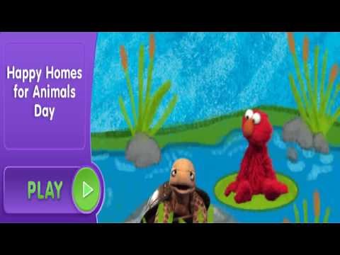 Sesame Street Happy Homes for Animals Day with Elmo