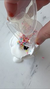 Cute mini Starbucks slime #slime #diy #sensory | Rainbowplaymaker