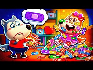 Wolfoo Learns | Baby Need a Bandage 🩹 Give Me a Bandage! | Family Stories for Kids