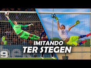IMITANDO la PARADA de TER STEGEN !!! (99,9% IMPOSIBLE) | GeraXtreme