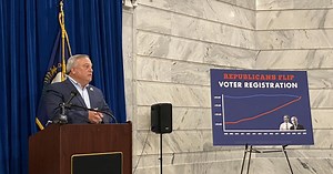 Republican Party of Kentucky celebrates voter registration shift