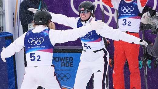 Team USA takes home gold medal in freestyle skiing mixed team aerials at Winter Olympics