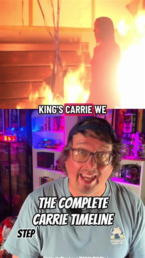 The complete timeline for Stephen Kings Carrie!! #carrie #stephenking #horrortok #movietok #timeline
