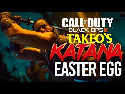 BLACK OPS 3 ZOMBIES: HOW TO GET TAKEO'S SWORD EASTER EGG! (SECRET KATANA WEAPON) IN THE GIANT!