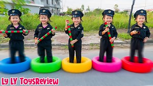 6.4M views · 77K reactions | Presents 5 Little Monkeys, a popular children’s rhyme about five naughty monkeys who jump on the bed and get into trouble, for your kid to watch and sing along! | Ly LY ToysReview | Facebook