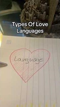 Types Of Love Languages #lovelanguage #healthyrelationships #healthylove #communication #love