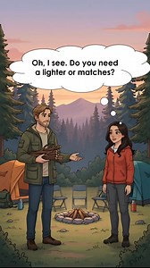 28K views · 1K reactions |  English Dialogue: Borrowing and Returning Fire at a Campsite #englishspeakingpractice #dailyenglishconversation #speakenglishconfidently #englishdialogues #practiceenglishspeaking | Talk Helix | Facebook