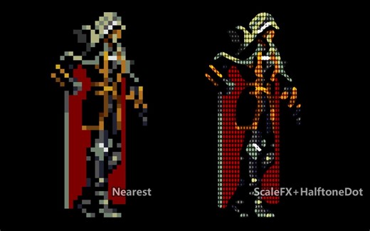 第三弹【大屏幕上正确显示老游戏】ScaleFX+半调点，高清、立体、不油腻！