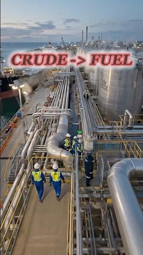 From CRUDE to FUEL – Inside the PREMIUM DIESEL Industry (Full Process) #crude #fuel #factoryprocess