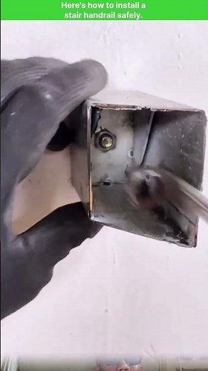 Here's how to install a stair handrail safely and neat