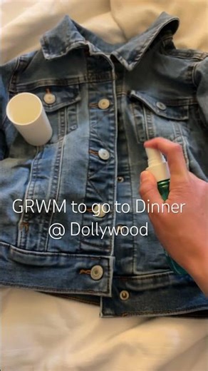 GRWM to go to dinner at Dollywood🦋#dollywood #grwm