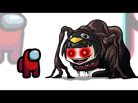 Mini Crewmate Kills Creepy Gugugaga Penguin Character | Among Us