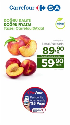 Doğru Kalite Doğru Fiyata! Tazesi CarrefourSA'da!