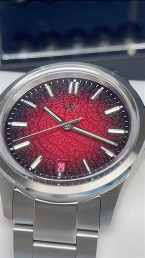 WM227•Autumn | 39mm,double-domed AR-coated sapphire ,embossed autumn foliage-textured dial #wmwatch