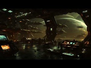 Space Station Hangar Bay Ambience | Science Fiction Ambience & Music | "Imperial Outpost"