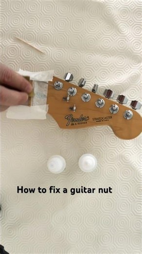 How to fix a Guitar Nut!?
