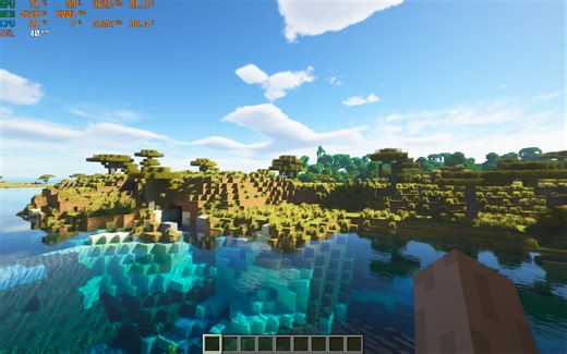 笔记本4060性能测试（我的世界java版光影）