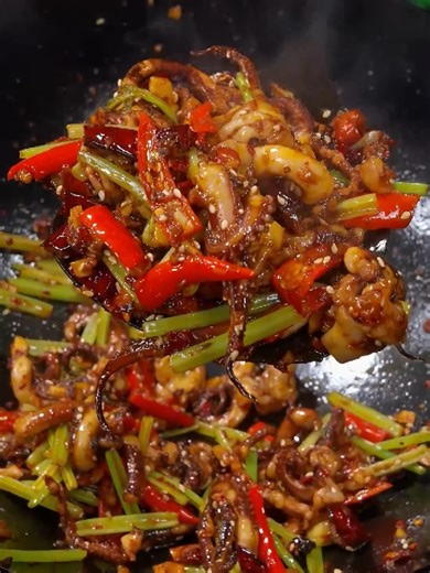 Delicious Cumin Squid Tentacles Recipe