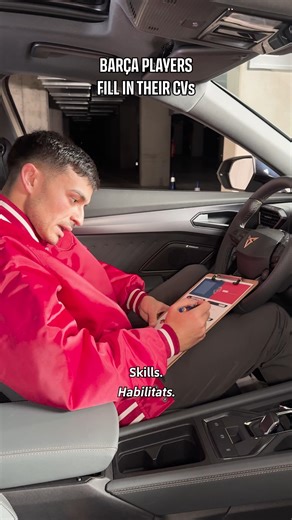 How the players filled in their CVs for their Barça job intervews by CUPRA 📝🤣 Com els jugadors van fer els seus CVs per a l'entrevista de feina del Barça de CUPRA 👀 Cómo los jugadores hicieron sus CVs para la entrevista de trabajo del Barça de CUPRA 👀 #CUPRAxBarça #TheNewGenIsTheAnswer | FC Barcelona