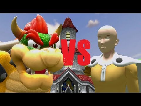 Just Fight #20: Bowser Vs Saitama 3D Animation