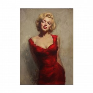 Marilyn Monroe Painting: Hollywood Glamour Portrait, Retro Pop Art - Etsy
