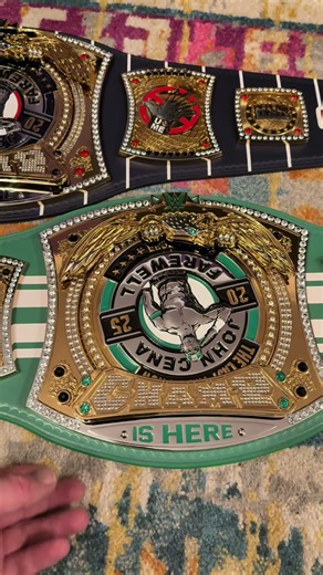 John Cena Farewell Spinner Belt Unveiled in Boston