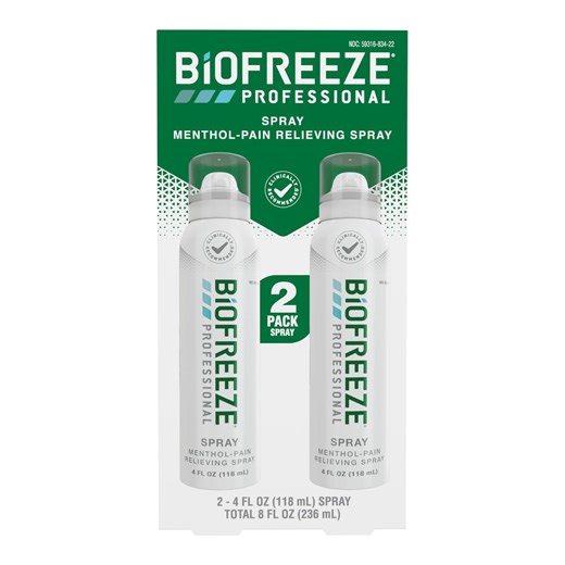 Biofreeze Professional Menthol Pain Relief Spray, 4 fl. oz, 2 pk. - Samsclub.com