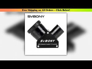 SVBONY SV223 1.25 inch 90-degree Clicklock 99% Reflective Dielectric Coating Diagonal Mirror 1/10