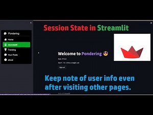 Session State in Streamlit: Keep Note of User Choices
