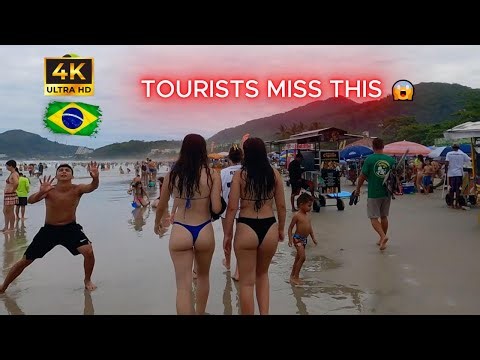 ⭐ Big Beach 🇧🇷 🌊: The Secret Spot 99% of Tourists Miss 😱🤫🔥 | Walking in 4K HDR 120FPS | January 2026