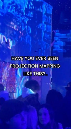 Insane projection mapping in Chattanooga nightclub #projectionmapping #visualartist #chattanooga