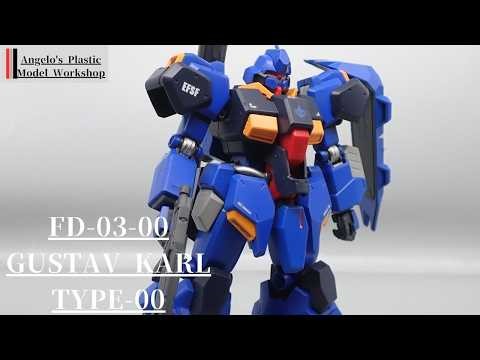 HGUC グスタフカール００型 全塗装制作