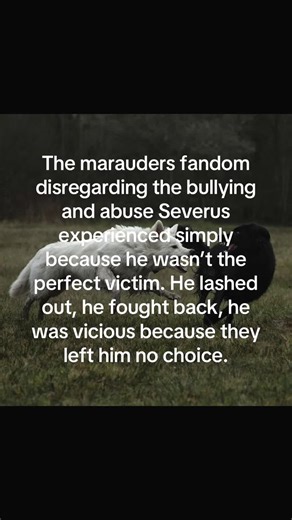Understanding Severus Snape: A Victim's Perspective