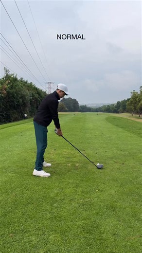 Swing normal vs slow mo #golf #slowmo #swing | Franco | Golf Content Creator